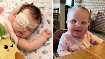 Baby born with cataracts has 3 eye surgeries to save her sight: ‘I just kept praying’