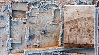 Archaeologists surprised by 'intriguing' art drawn by Christian pilgrims 1,500 years ago