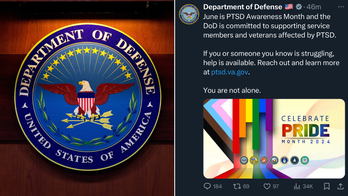 Pentagon mistakenly touts Pride Month in PTSD awareness post
