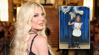 Tori Spelling celebrates son's graduation after reportedly trashing rental home