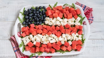 This red, white and blue dish is perfect for your 4th of July feast