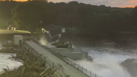Rapidan Dam Collapse Sends House into River as Minnesota Emergency Escalates