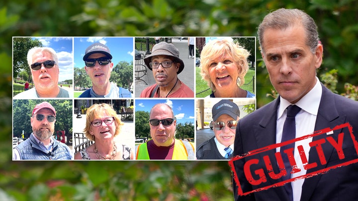Americans speak their minds after President Biden's son found guilty on all counts in federal gun trial