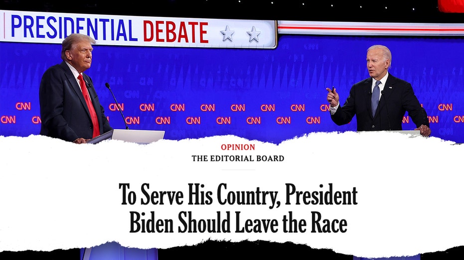 Liberal newspapers, Biden media allies pressure president to drop out of race: ‘His hubris is infuriating’
