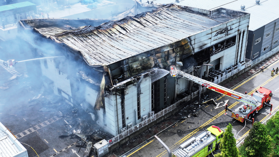 16 confirmed dead, others missing after fire breaks out at lithium battery factory in South Korea