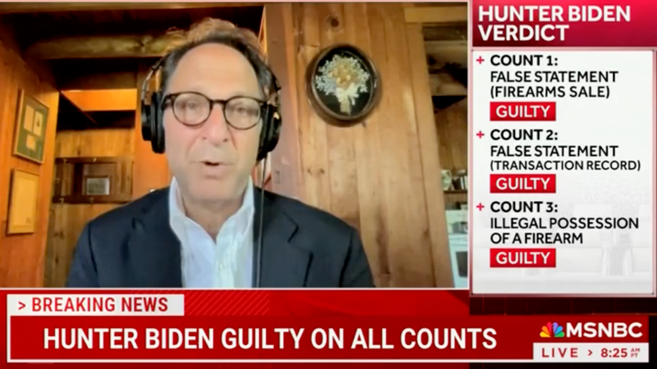 MSNBC legal expert says Hunter Biden verdicts proves that Joe Biden is the ‘embodiment of the rule of law’