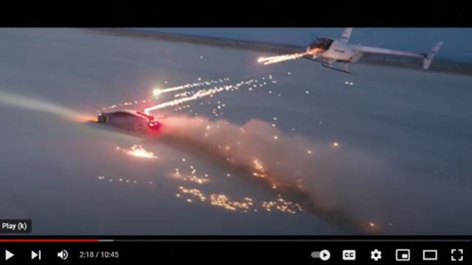 YouTuber charged with shooting fireworks from helicopter at Lamborghini in California desert video stunt