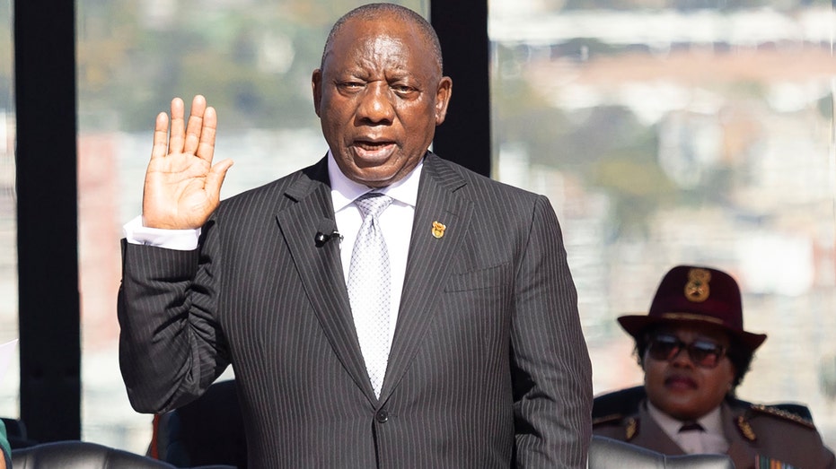 Ramaphosa sworn in for second term as South African president