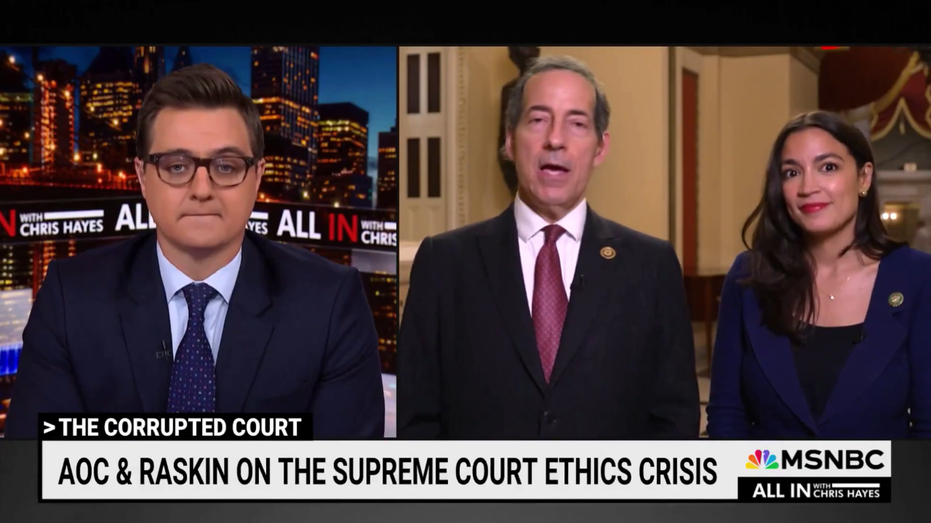AOC and Raskin call out 'outlandish' ethics rules at 'rogue' Supreme Court, propose strict gift restrictions