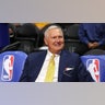 Jerry West with the Warriors