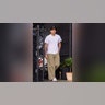 Brooklyn Beckham kept it casual in khaki pants and a white shirt while hosting the "Live eats with Brooklyn Peltz Beckham," as part of the Cannes Lions International Festival Of Creativity 2024.
