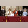 Following her wedding to King Charles, Queen Camilla joined the royal family at the Trooping of the Colours in 2005.