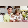 Princess Diana posed with King Charles and Prince William in February 1983, when William was six months old.
