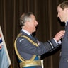 Prince William received his wings from his father after graduating as a RAF pilot in 2008.