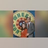 Pat Sajak and Vanna White in a promo shoot for "Wheel of Fortune."