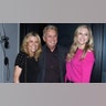 Pat Sajak with Vanna White and his daughter Maggie Sajak.