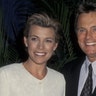 Vanna White and Pat Sajak at a convention in Las Vegas.