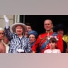 Prince Phillip stood by Queen Elizabeth at many trooping of the color ceremonies, and happily waved to the crowd.