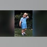 Prince William posed for photos in blue overalls, in honor of his second birthday in June 1984.