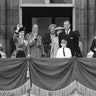 Queen Elizabeth stepped out onto the Buckingham Palace balcony for her first ever Trooping of the Colour as the monarch, in 1952.