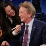 Selena Gomez touched up Martin Short's makeup while he guest hosted "Jimmy Kimmel Live!"