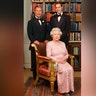 Queen Elizabeth posed with her future successors to celebrate the 50th anniversary of her coronation, in 2003.