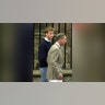 Prince William arrives to St. Andrews University in 2001, accompanied by his dad.
