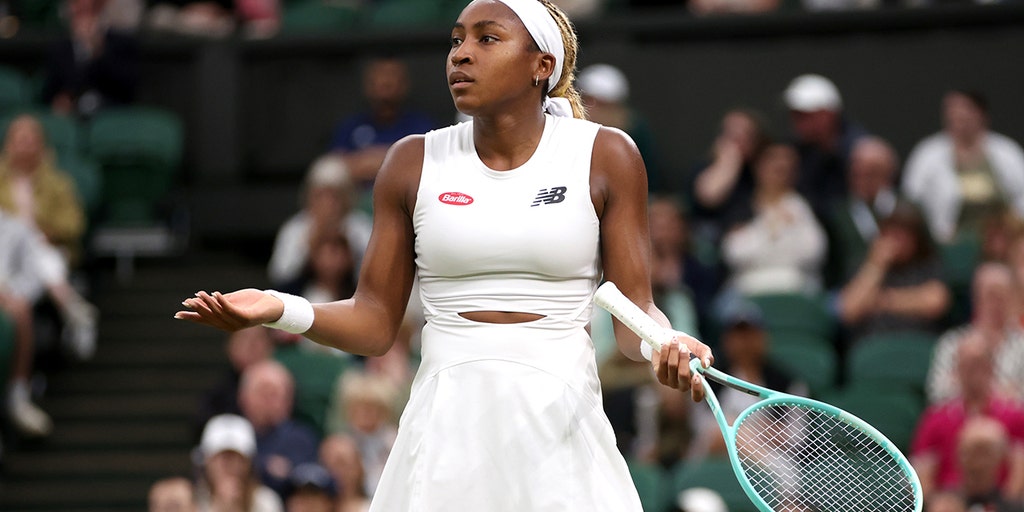 Coco Gauff upset by fellow American Emma Navarro in straight sets at Wimbledon