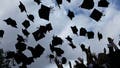 BIRMINGHAM, ENGLAND - JULY 14:  Students throw their mortarboards in the air during their graduation photograph at the University of Birmingham degree congregations  on July 14, 2009 in Birmingham, England. Over 5000 graduates will be donning their robes this week to collect their degrees from The University of Birmingham. A recent survey suggested that there are 48 graduates competing for every job.  (Photo by Christopher Furlong/Getty Images) - Fox News