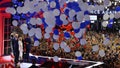 Republican presidential nominee and former U.S. President Donald Trumps family joins him onstage as balloons fall after his speech on Day 4 of the Republican National Convention (RNC), at the Fiserv Forum in Milwaukee, Wisconsin, U.S., July 18, 2024. - Fox News