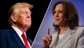 This split shows former President Donald Trump and Vice President Kamala Harris. - Fox News
