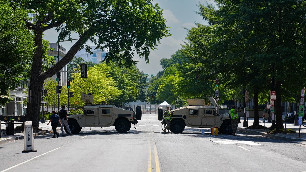 Se están desplegando unidades de la Guardia Nacional de Washington DC para colaborar en la seguridad de la Cumbre de la OTAN en Washington DC.