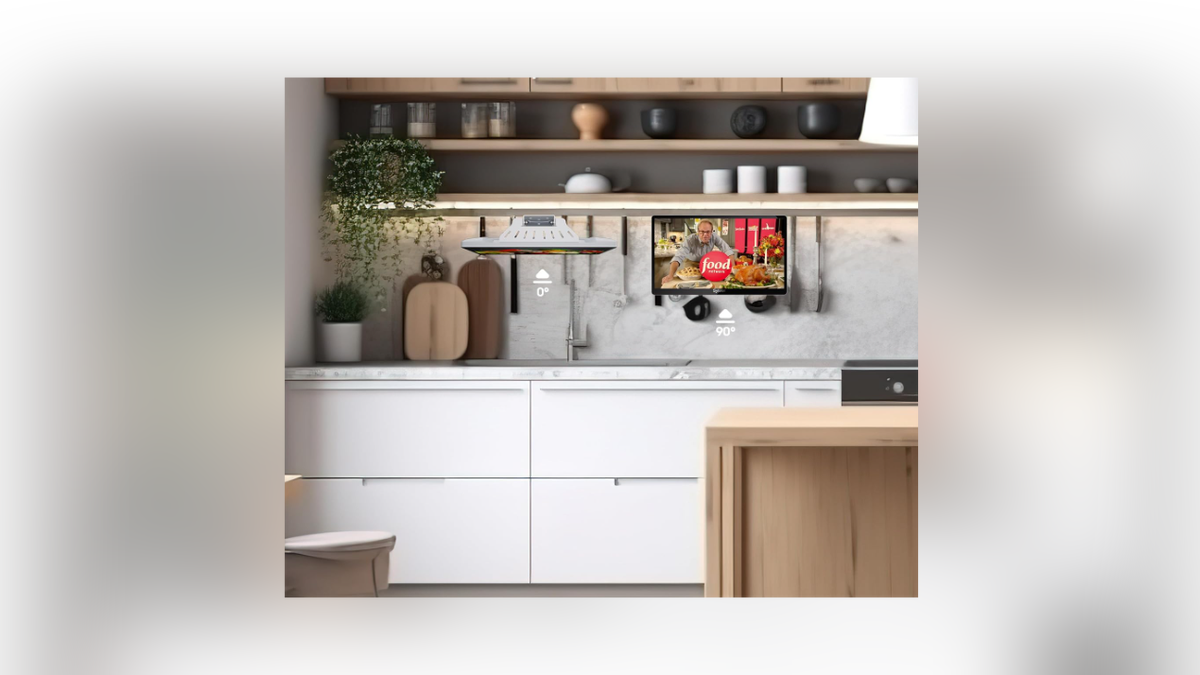 Ever wanted a TV in your kitchen? Now is the perfect time to install one. 