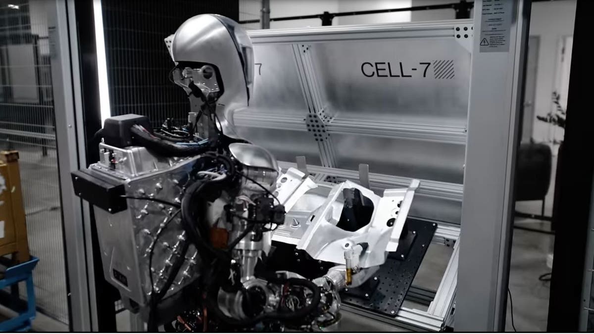 Humanoid robot gets to work in BMW assembly plant