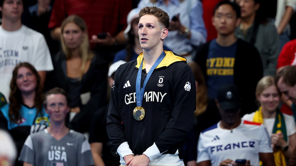 Lukas Maertens with gold medal