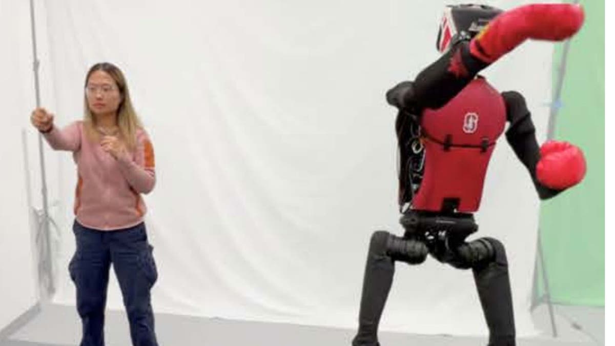 The HumanPlus robot can go from playing piano to ping-pong to boxing