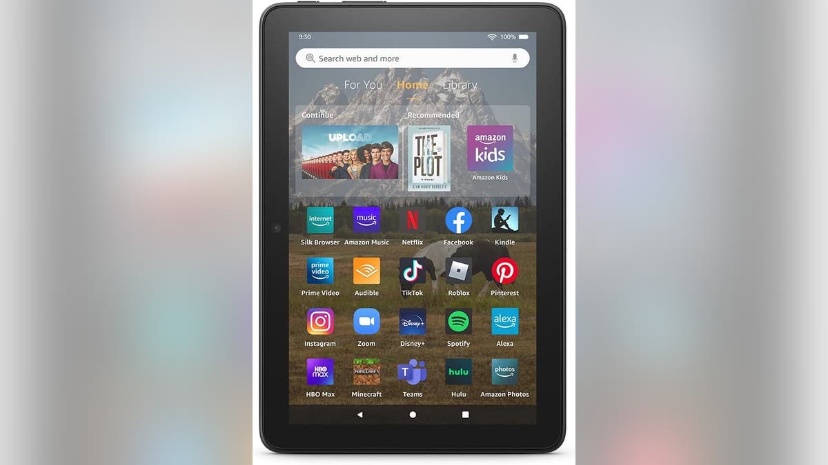 Read books, check out social media and more on a Fire tablet. 