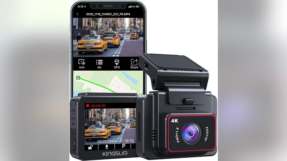 Catch all the action with a dash cam. 