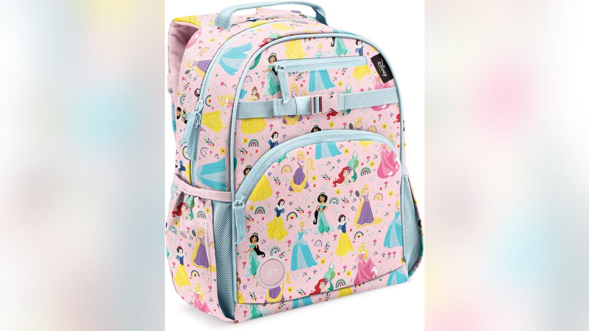 Celebrate Disney princesses with this backpack.  
