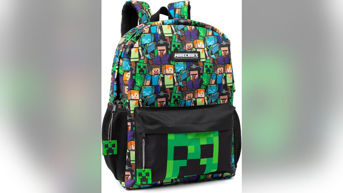 Minecraft kids can store everything they need in this backpack.