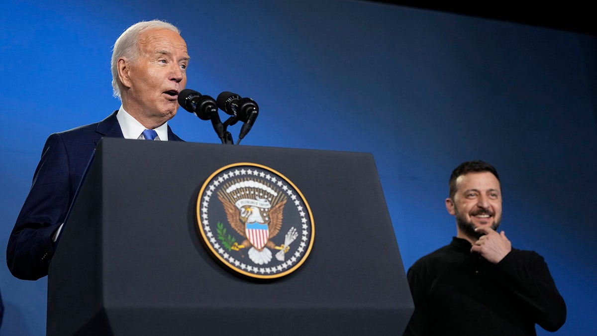 Biden y Zelenskyy en la cumbre de la OTAN en DC