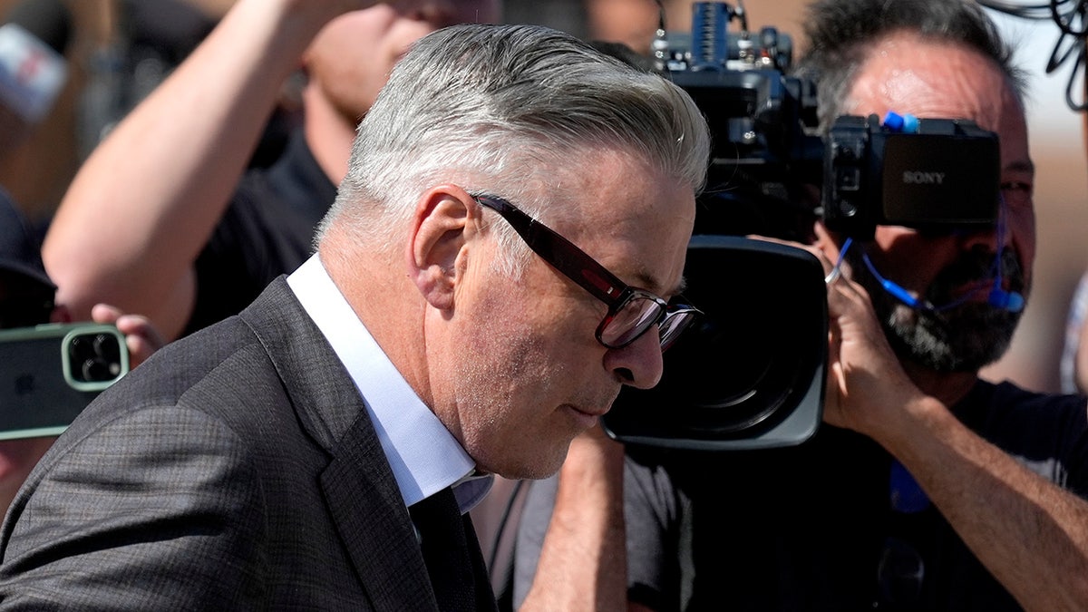 Alec Baldwin leaves court after jury selection in his involuntary manslaughter trial