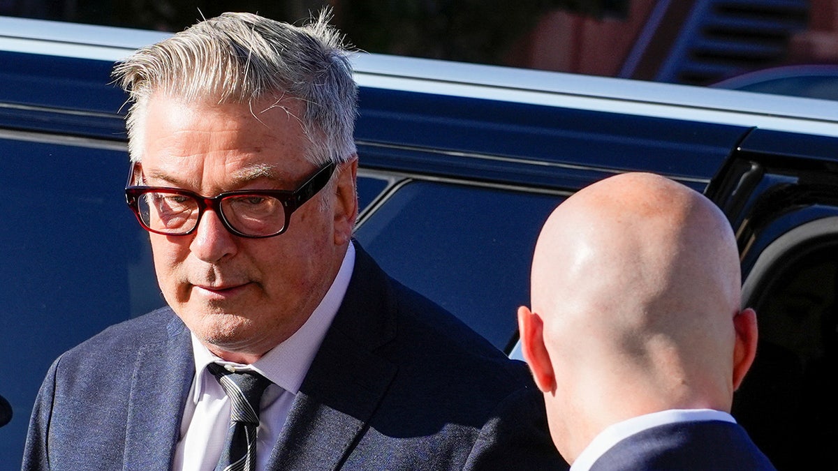 Alec Baldwin arrives to attend his manslaughter trial