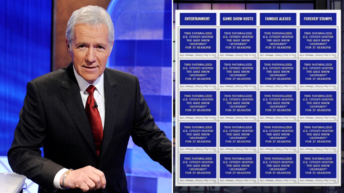 Alex Trebek División de sellos de USPS