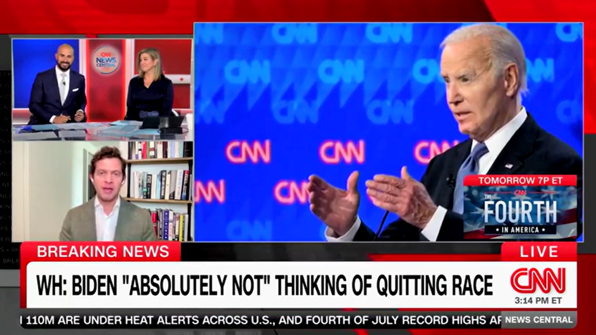 An Axios reported slammed the excuses made for Biden