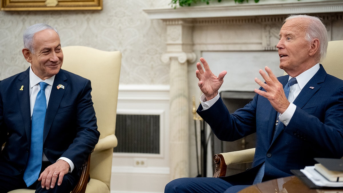 Biden con Netanyahu en el Despacho Oval