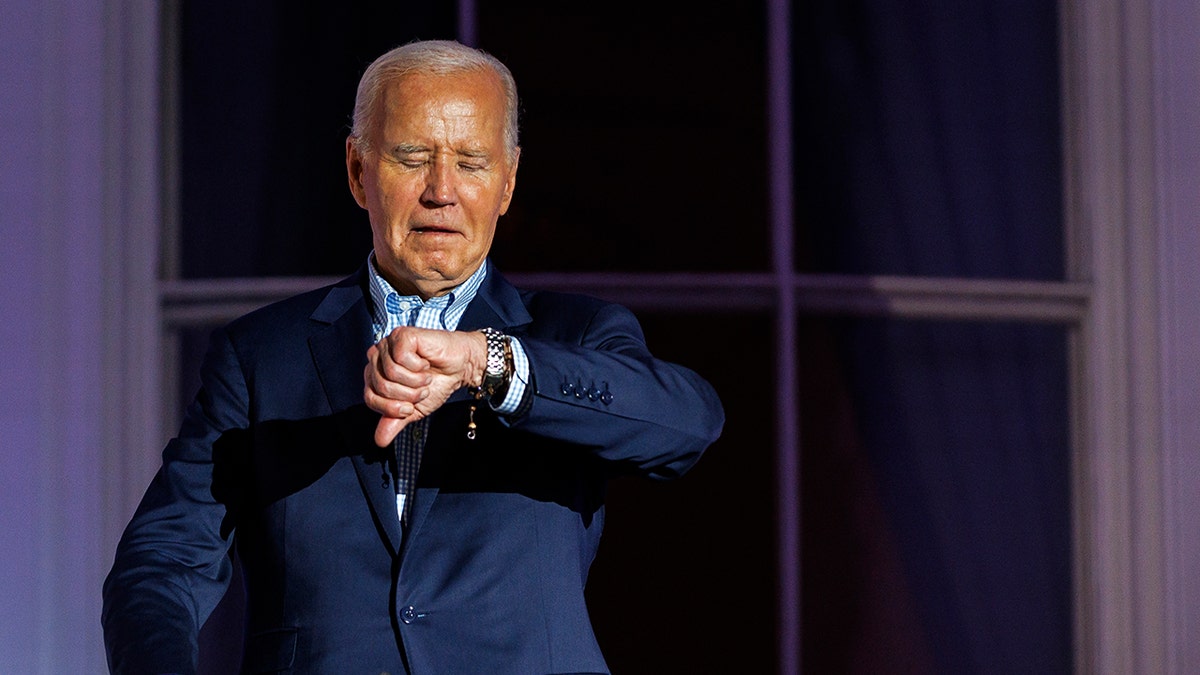 Biden Checks Watch