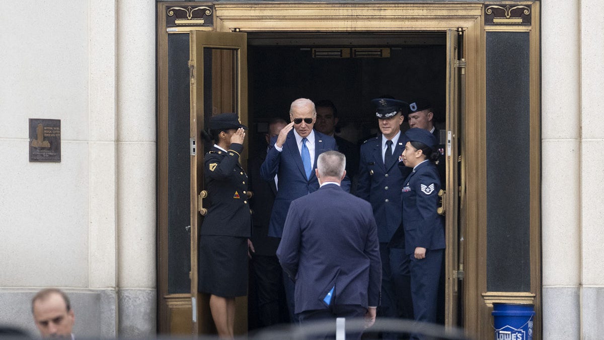 Biden leaves Walter Reed in Maryland