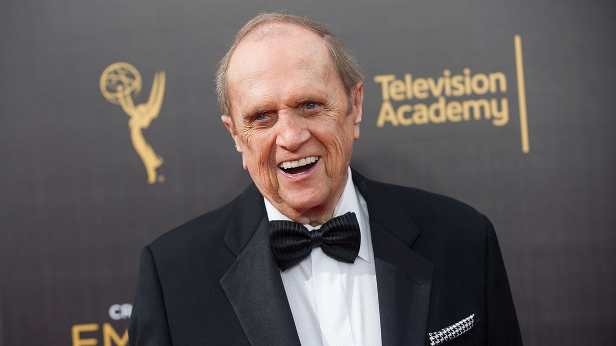 Bob Newhart smiling on the red carpet