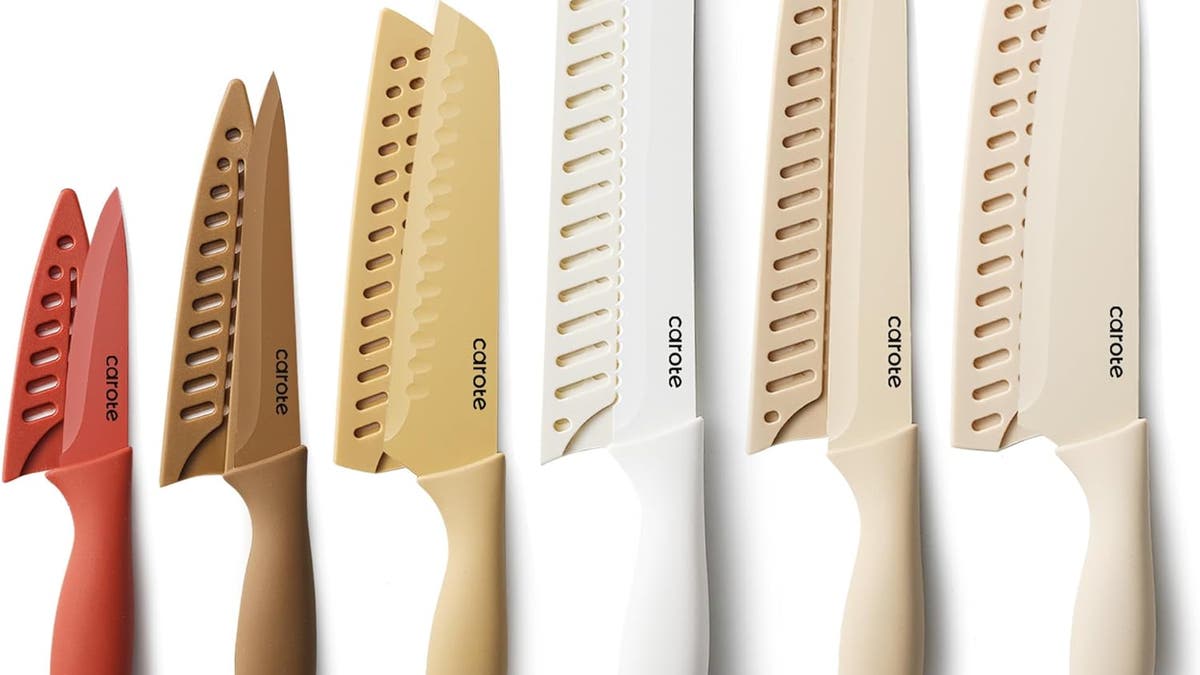 Try this set for all the knives you'll need in the kitchen.